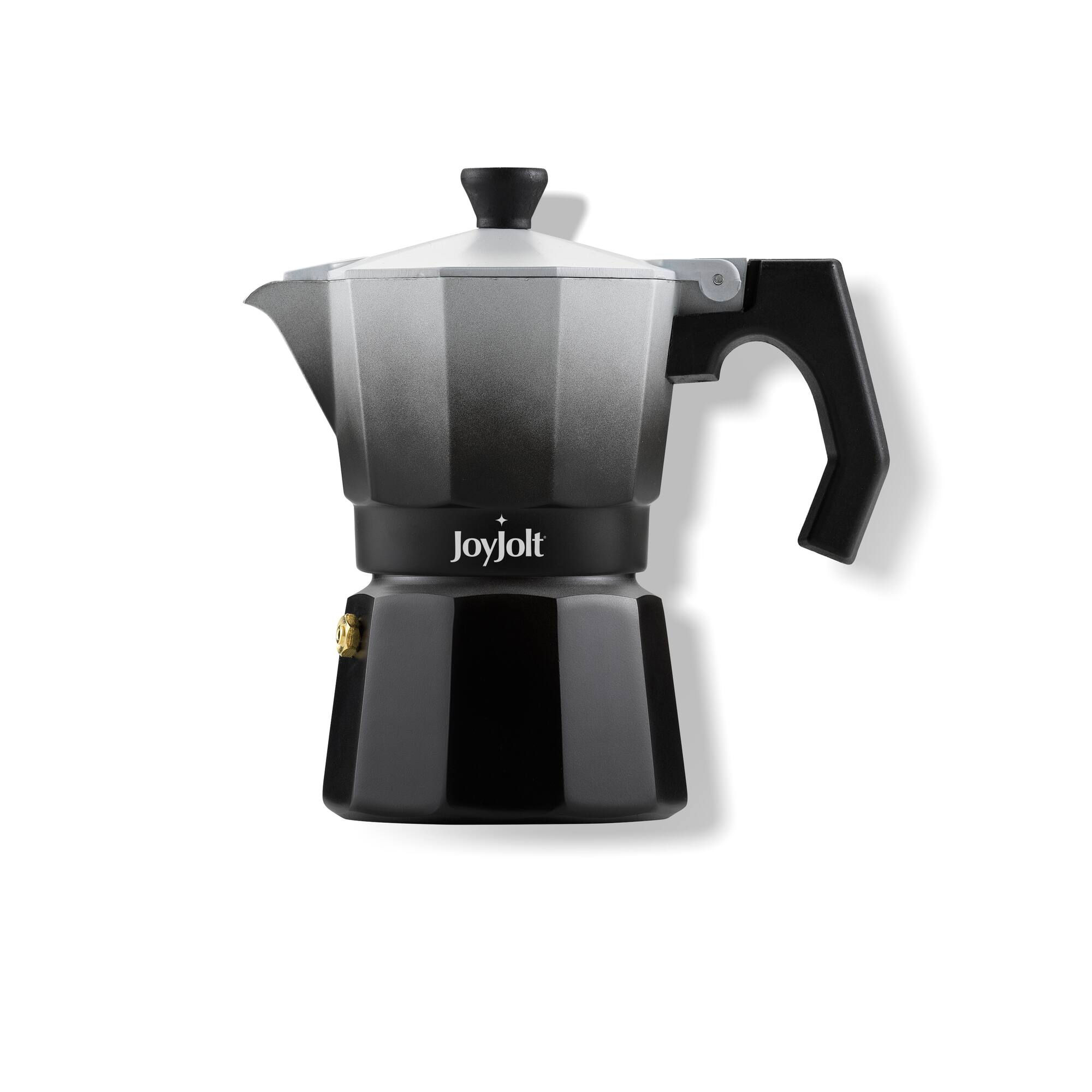 JoyJolt® Italian Moka Pot 6 Cup Stovetop Aluminum Espresso Maker